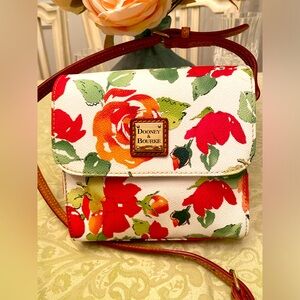 Dooney and Bourke floral leather bag